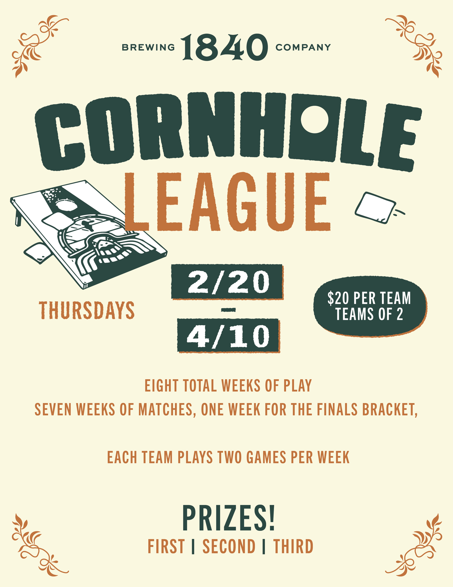 Cornhole League Sign Up